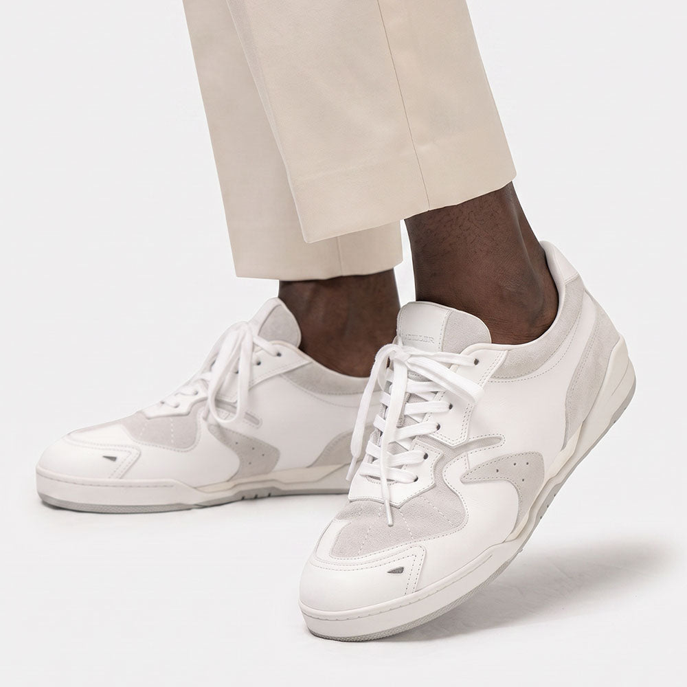 Auren Low Unisex Leather Sneakers | ADELLER